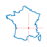 Carte du chef-lieu d'arrondissement d'Arlanc