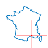 Carte du chef-lieu d'arrondissement d'Arles-Ouest
