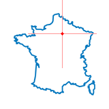 Carte d'Armentières-en-Brie