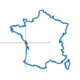 Carte du chef-lieu d'arrondissement d'Ars-en-Ré