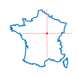 Carte d'Asnières-sous-Bois