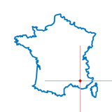 Carte d'Aubenas-les-Alpes