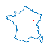 Carte du chef-lieu d'arrondissement d'Auberive