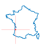 Carte du chef-lieu d'arrondissement d'Audenge