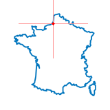 Carte du chef-lieu d'arrondissement d'Ault