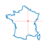 Carte d'Aunay-en-Bazois