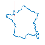 Carte du chef-lieu d'arrondissement d'Avranches