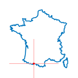 Carte du chef-lieu d'arrondissement de Bagnères-de-Luchon