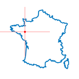 Carte du chef-lieu d'arrondissement de Bain-de-Bretagne