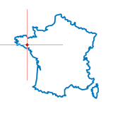 Carte du chef-lieu d'arrondissement de Baud