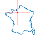 Carte du chef-lieu d'arrondissement de Beaumesnil
