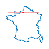 Carte de Beaumont-le-Hareng
