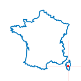 Carte du chef-lieu d'arrondissement de Celavo-Mezzana