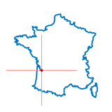 Carte du chef-lieu d'arrondissement de Bourg