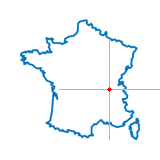 Carte de Bourg-Saint-Christophe