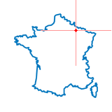 Carte du chef-lieu d'arrondissement de Buzancy