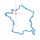 Carte du chef-lieu d'arrondissement de Carrouges
