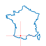 Carte de Cassagnabère-Tournas
