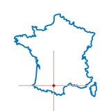 Carte de Caujac