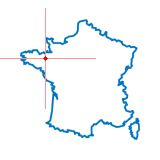 Carte du chef-lieu d'arrondissement de Caulnes