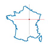 Carte du chef-lieu d'arrondissement de Chablis
