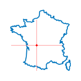 Carte de Chaillac-sur-Vienne