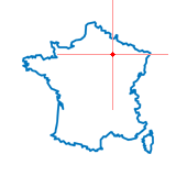 Carte du chef-lieu d'arrondissement de Châlons-en-Champagne