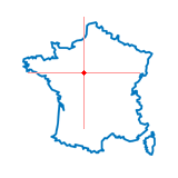 Carte de Champigny-en-Beauce