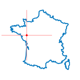 Carte du chef-lieu d'arrondissement de Champtoceaux