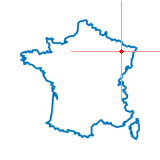 Carte du chef-lieu d'arrondissement de Château-Salins