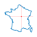 Carte de Châteauneuf-Val-de-Bargis