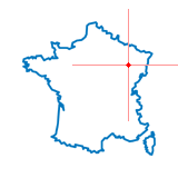 Carte du chef-lieu d'arrondissement de Châtenois