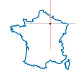 Carte de Chigny-les-Roses