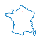 Carte du chef-lieu d'arrondissement de Compiègne-Nord