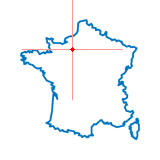 Carte du chef-lieu d'arrondissement de Conches-en-Ouche