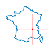 Carte du chef-lieu d'arrondissement de Condrieu