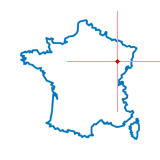 Carte du chef-lieu d'arrondissement de Darney