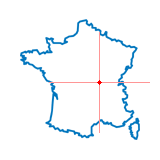 Carte du chef-lieu d'arrondissement de Digoin