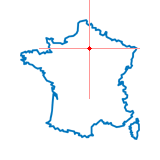 Carte de Douy-la-Ramée