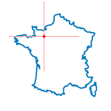 Carte du chef-lieu d'arrondissement d'Écouché