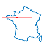 Carte du chef-lieu d'arrondissement d'Ernée