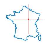 Carte d'Escolives-Sainte-Camille