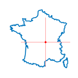 Carte du chef-lieu d'arrondissement d'Escurolles
