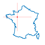Carte du chef-lieu d'arrondissement d'Évron