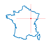 Carte de Faverolles-lès-Lucey