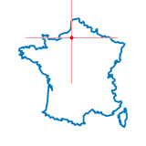 Carte du chef-lieu d'arrondissement de Forges-les-Eaux