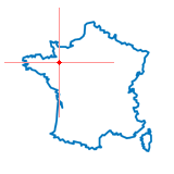 Carte du chef-lieu d'arrondissement de Fougères-Vitré