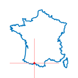 Carte de Gouaux-de-Luchon