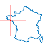 Carte du chef-lieu d'arrondissement de Groix