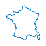 Carte du chef-lieu d'arrondissement de Haguenau